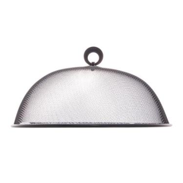 Imagem de Tela Protetora para Alimentos Lyor Preta de Metal 24,5cm