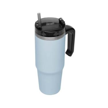 Imagem de Caneca Térmica Wolff SlimTerm Dupla Parede Azul 890ml