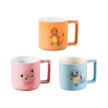 Imagem de Caneca De Cerâmica Pokémon Charmander Jigglypuff Temática De Anime Par