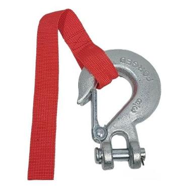 Imagem de Gancho 3/8 Para Guincho Elétrico Até 12000 Libras Prateado - TERRATTO