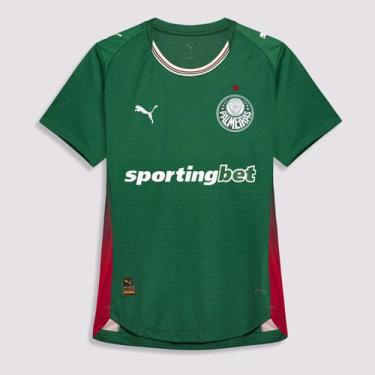 Imagem de Camisa Puma Palmeiras I 2026 Feminina Jogador, M