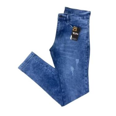 Imagem de Calça Jeans Masculina - Mil Grau Jeans, Azul chumbo, 40