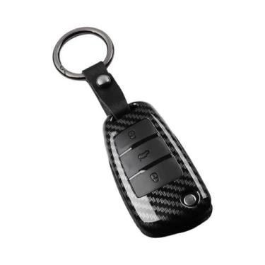 Imagem de Capa Para Chave De Carro Audi Em Fibra De Carbono ABS Para A1 A3 A4 A5