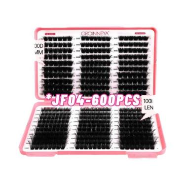 Imagem de Cílios Postiços GROINNEYA: Extensão Em Cachos DIY Com Volume Fluffy Ef