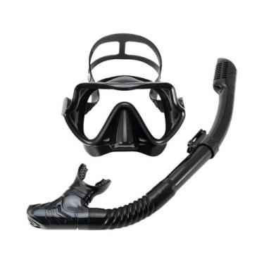 Imagem de Máscara de Mergulho Profissional para Adultos - Conjunto de Snorkel co