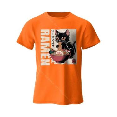 Imagem de Camiseta Masculina Oversized De Algodão Com Estampa De Ramen, Camiseta