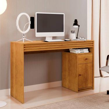 Imagem de Escrivaninha Mesa de Estudo 120cm 1 Porta e 1 Gaveta em MDP