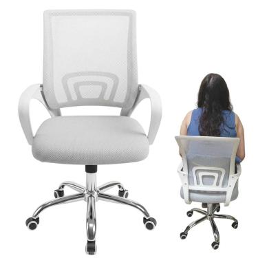 Imagem de Cadeira de Escritorio Ergonomica Giratoria  Ajustavel Assento Confortavel Estudos Casa Home Office Quarto