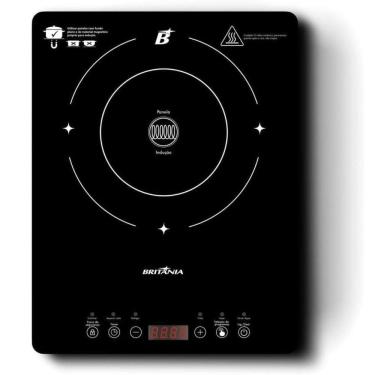 Imagem de Cooktop Portátil Indução Britânia BCTE10A Touch 127V