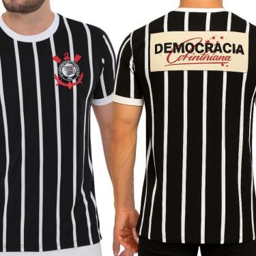 Imagem de Camisa Retrô Corinthians Democracia 1982 Masculina Oficial Licenciada-Masculino