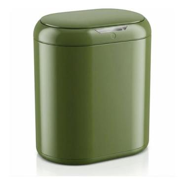 Imagem de Lixeira Automatica 12l 35x31x20cm Com Sensor Verde Brilhante Verde - M