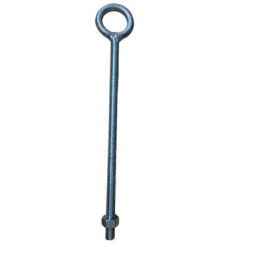 Imagem de 10x Parafuso Olhal Longo 300mm Galvanizada - GENERICO