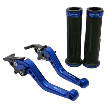 Imagem de Kit Manopla Manete Esportivo Moto Yamaha Nmax 160 Nmax Todas - Stark R