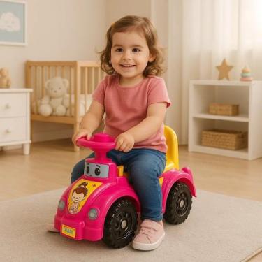 Imagem de Carrinho Andador Infantil Ketokinha Princesa Kendy Brinquedo Dog Azul 