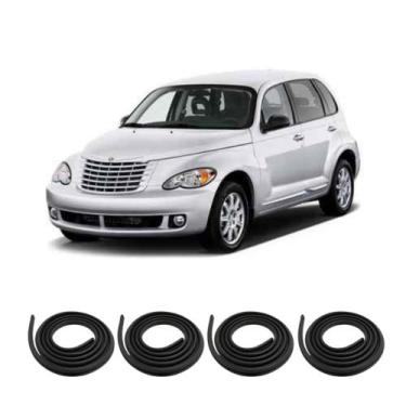 Imagem de Kit Borracha Vedação Das 4 Portas Pt Cruiser 2006 à 2010 - sem marca