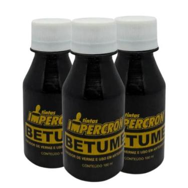 Imagem de Kit 3 Betume Líquido Tingidor para Madeira Verniz 100ml - SILAQUA
