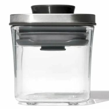 Imagem de Pote Hermético Organizador Quadrado OXO Steel Pop 200ml Tampa de Aço I
