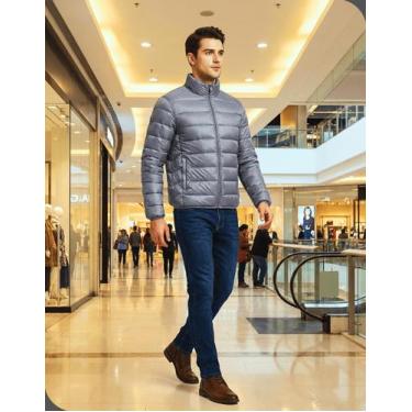 Imagem de Jaqueta Bobojaco Masculina Puffer Blusa De Frio Squadrão X Preta Sem T