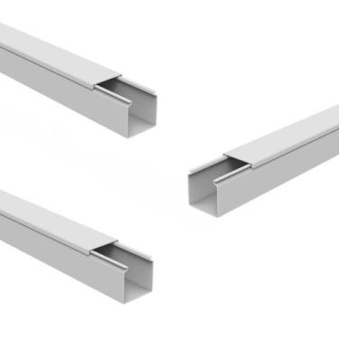 Imagem de Kit 6mts Canaleta Fechada Painel Elétrico Fio 50x50 Branca - KIT3CANAL