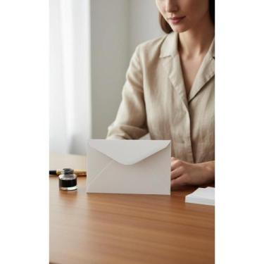 Imagem de 1000 Envelopes Carta 114x162mm Branco Off Set 63g (Sem Janel - Congrat