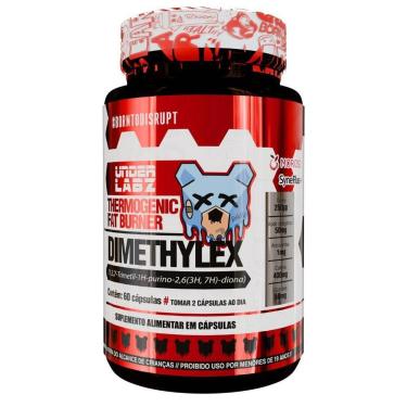 Imagem de Termogenico Dimethylex 400mg Cafeina 60Capsulas - Under Labz-Unissex