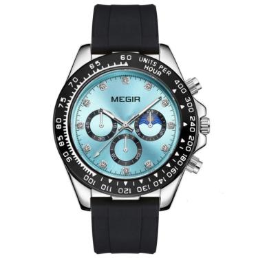 Imagem de Relógio de Quartzo Masculino Simples e Elegante Multifuncional à Prova d`Água