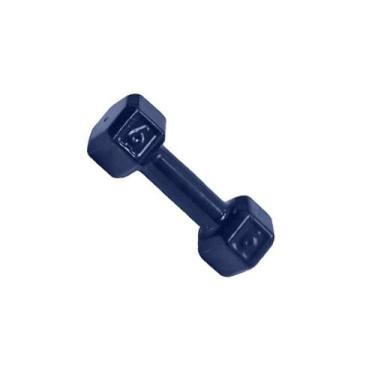Imagem de Halter Sextavado Emborrachado Para Musculação Academia 06 kg - Niterói