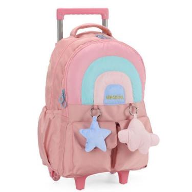 Imagem de Mochila De Carrinho Up4you Nuvem Rosa