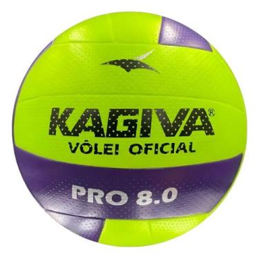 Imagem de Bola Kagiva Vôlei Pró 8.0 Oficial Super Macia, Único