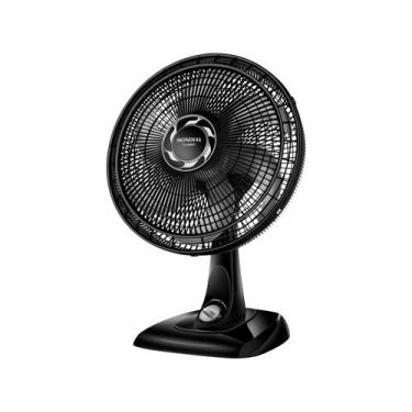 Imagem de Ventilador de Mesa Mondial Turbo VT-40-B 40cm - 3 Velocidades, Preto e