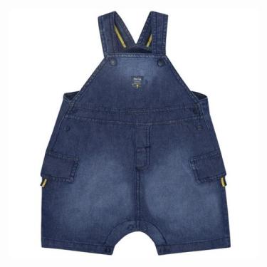 Imagem de Jardineira Para Bebê Menino Jeans Winner - Sonho Mágico Tamanho:MCor:A