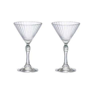 Imagem de Taça De Vidro Bormioli Rocco Para Martini 155 ml America 20s 2 Peças