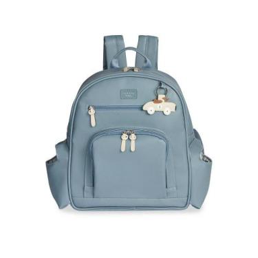Imagem de Mochila de Maternidade MasterBag Noah Carrinhos Azul, Azul
