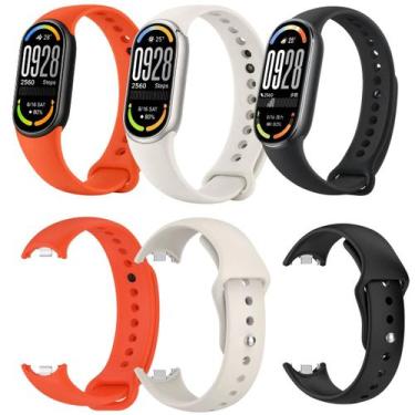 Imagem de Kit Atacado 3 Pulseiras Para Xiaomi Mi Band 8 9 10 Premium Original - 