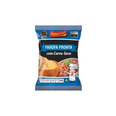 Imagem de Farofa de Mandioca Temperada Com Carne Seca Original 250g - Tempermil