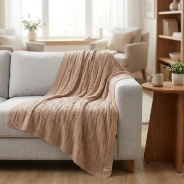 Imagem de Manta Sofa Trico Decorativa 150x90cm Usufruto Tricot c3, ROSA MAC