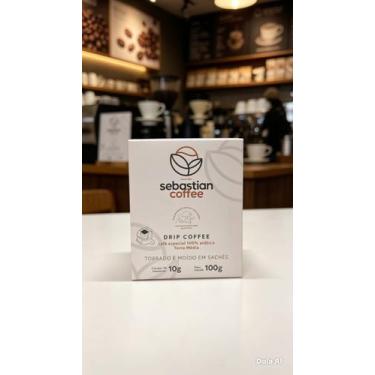 Imagem de Café Especial Drip Coffee 100% Arábica Embalagem com 10 Un. - Sebastia
