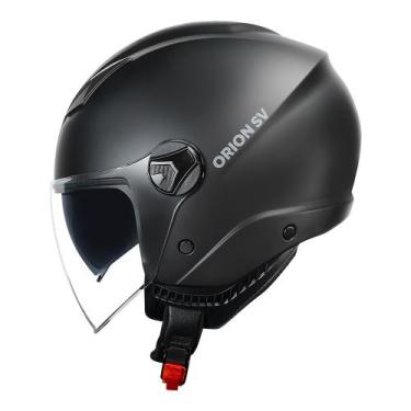 Imagem de Capacete Norisk Aberto Orion SV Monocolor Preto Fosco, 60, Preto Fosco