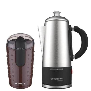 Imagem de Cafeteira e Moedor Cadence 1,5 Litros Gran Italiana Inox, 110 Volts, 1