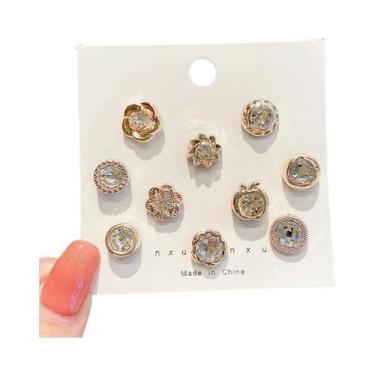 Imagem de Broche Invisível Anti-Luz para Decote - Fivela Decorativa para Roupas,