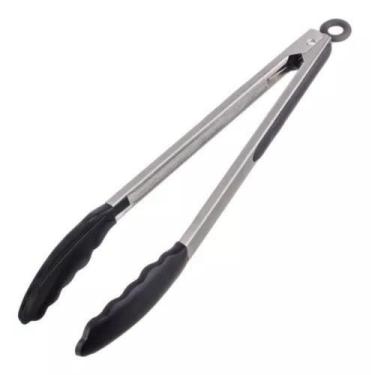 Imagem de Pegador Culinário Multiuso Inox Ponta Silicone 30cm Weck - Future