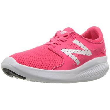 Imagem de New Balance Tênis de corrida infantil Coast V3, Rosa/branco, 5 Toddler