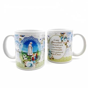 Imagem de Caneca Personalizada Catolica Porcelana Nossa Senhora De Fátima