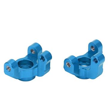 Imagem de Copo de direção frontal RC, peças de reparo de liga de alumínio RC copo de direção frontal de metal para caminhão de estádio 1/18 RC(azul)