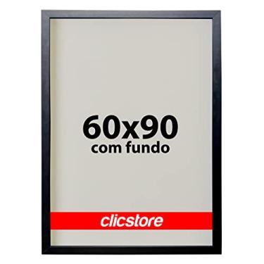 Imagem de Moldura 60X90 Cm Com Fundo Sem Vidro Quadro Poster Foto Impressão Fotografia Cor:Preto