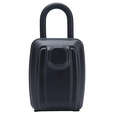 Imagem de Bloqueio de chave de senha, caixa de bloqueio de chave conveniente segura à prova de intempéries com gancho para o exterior