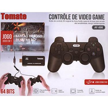Imagem de Vídeo Game Retro 3000 Jogos 2 Controles Com Fio Hdmi 4k