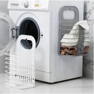 Imagem de Cesto Grande Multiuso Dobrável Roupa Suja Organizador