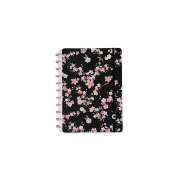 Imagem de Caderno Inteligente By Gocase Classical Rose Black Tamanho Grande 80 Folhas