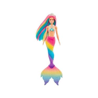 Imagem de Boneca Barbie Dreamtopia Sereia Muda de Cor Mattel